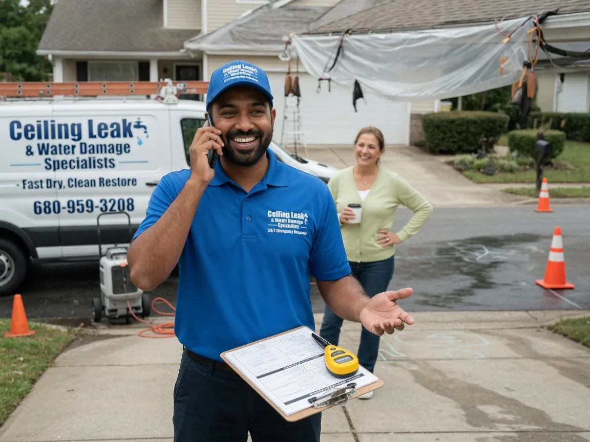 Ceiling Leak Cleanup Lemont Furnace, PA FAQs